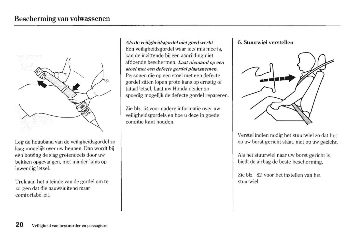 2005-2006 Honda HR-V Owner's Manual | Dutch