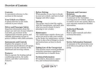 Honda CR-V Navigation Owner's Manual 2007 - 2010