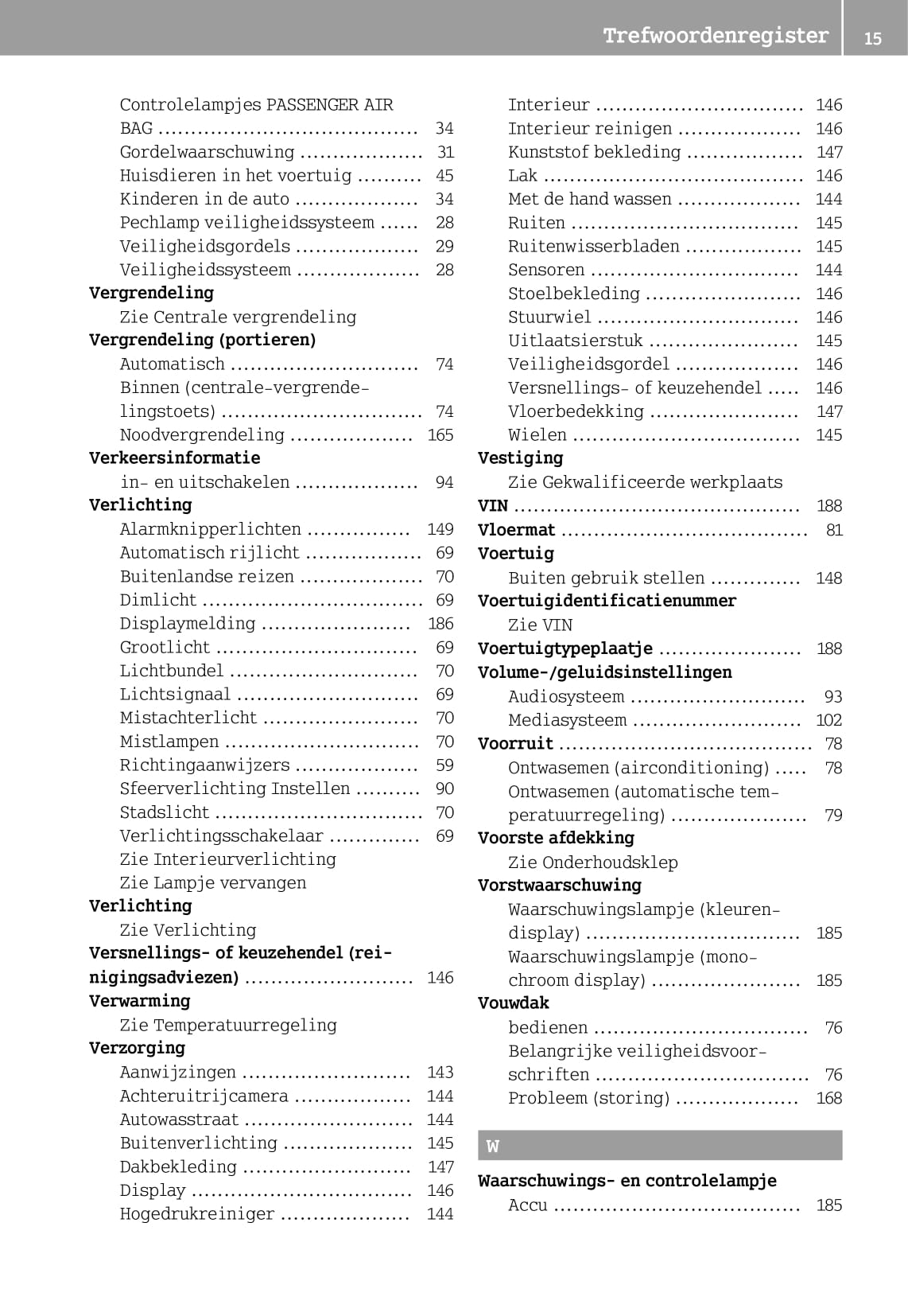 2014-2019 Smart Forfour Owner's Manual | Dutch