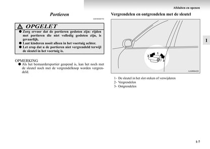 2003-2007 Mitsubishi Lancer Manuel du propriétaire | Néerlandais