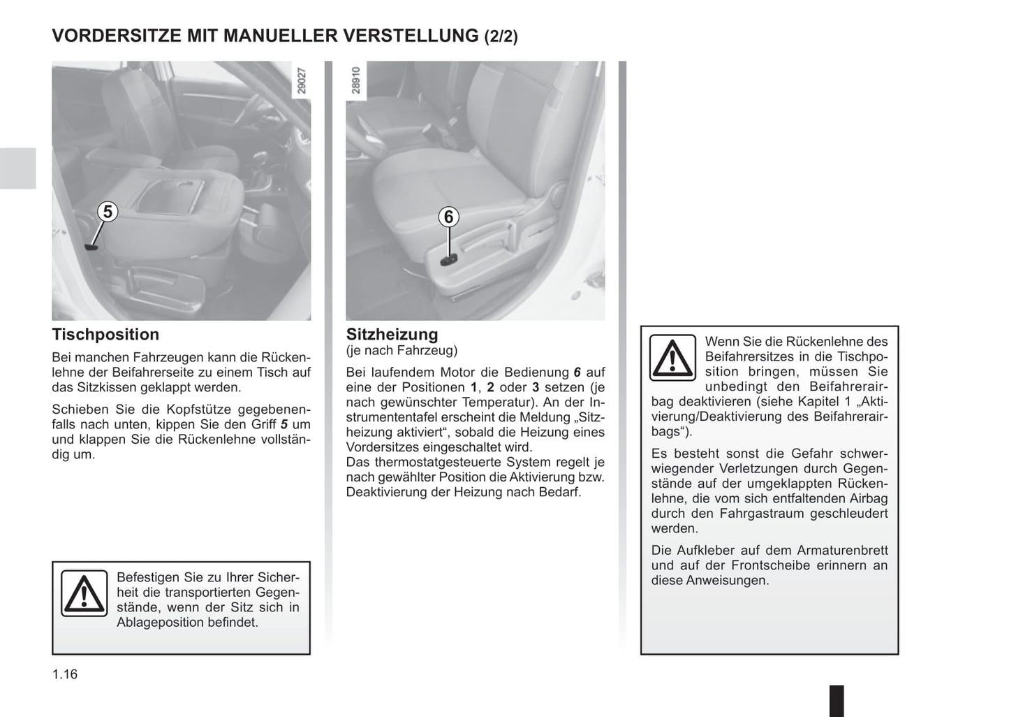 2013-2016 Renault Scenic Manuel du propriétaire | Allemand