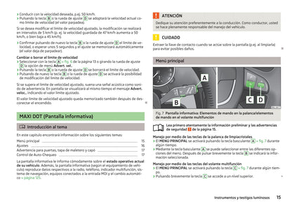 2014-2015 Skoda Yeti Owner's Manual | Spanish