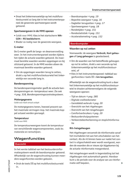 2018-2021 Audi A6 Manuel du propriétaire | Néerlandais