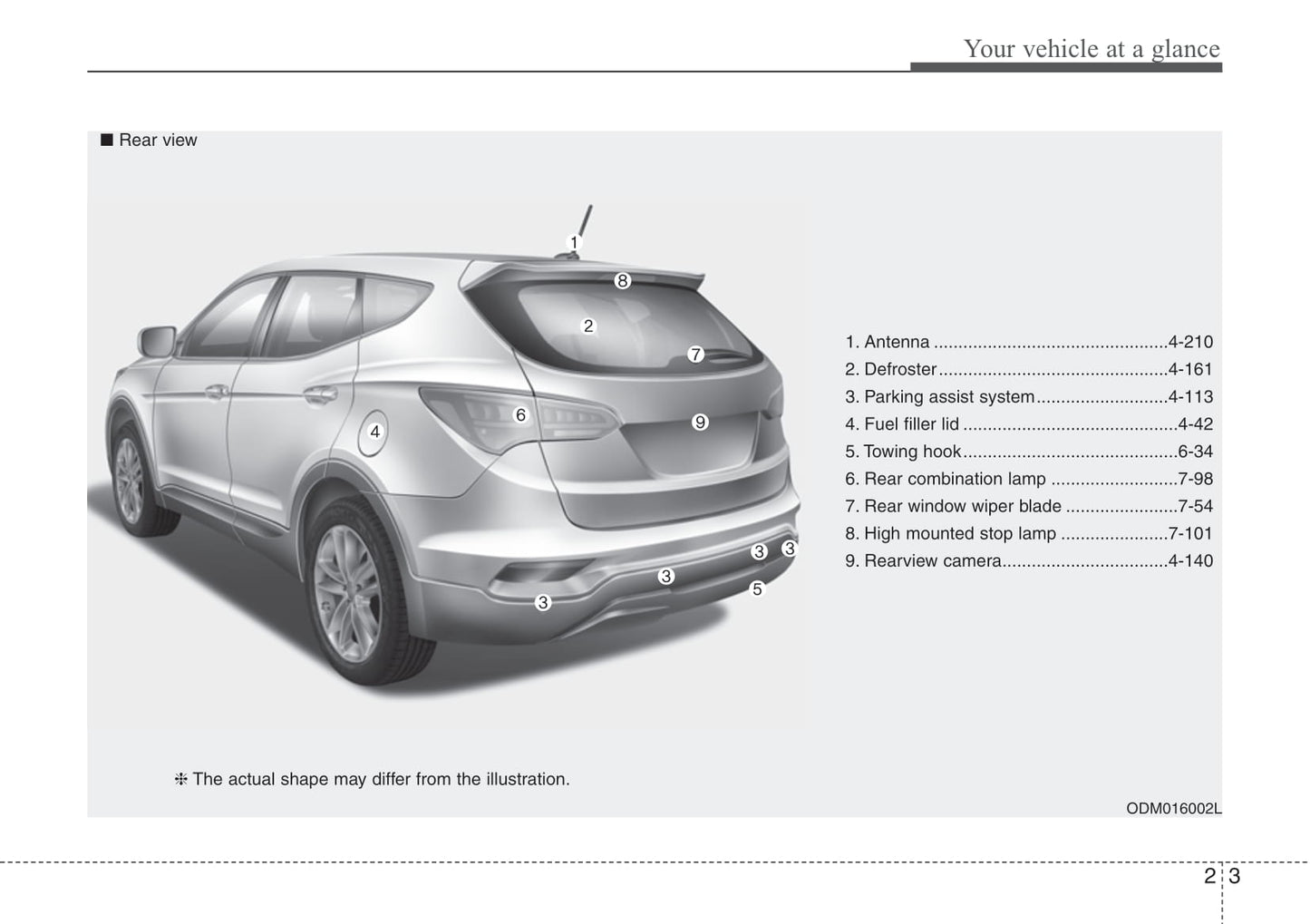 2016-2019 Hyundai Santa Fe Manuel du propriétaire | Anglais