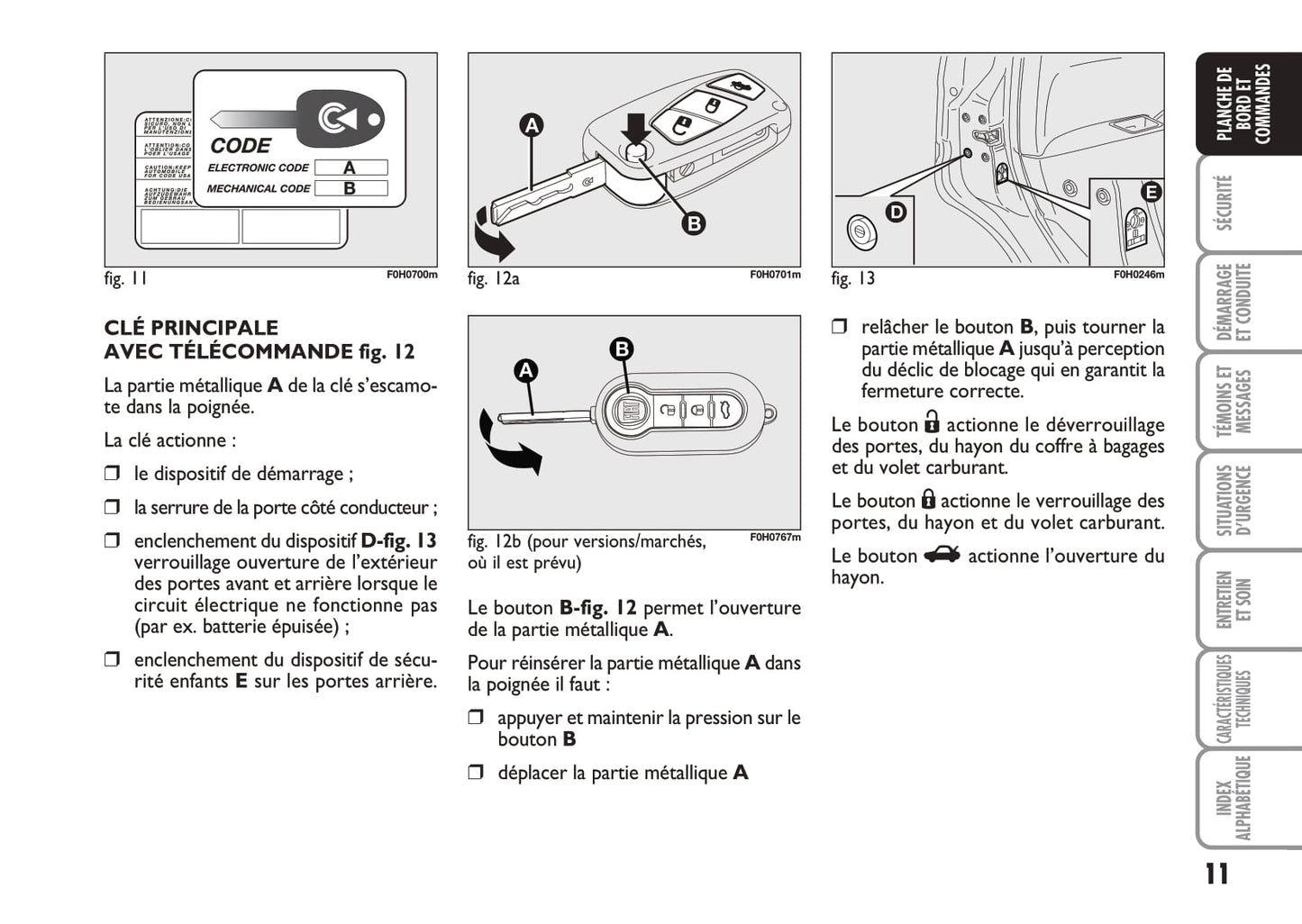 2005-2007 Fiat Idea Manuel du propriétaire | Français