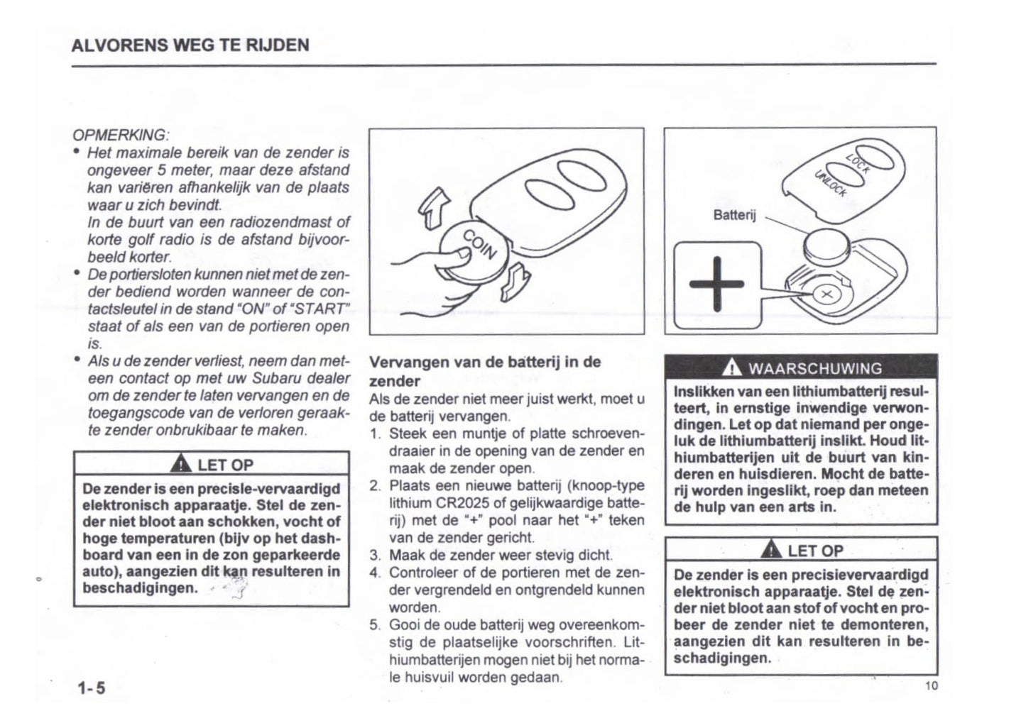 1996-2003 Subaru Justy Manuel du propriétaire | Néerlandais