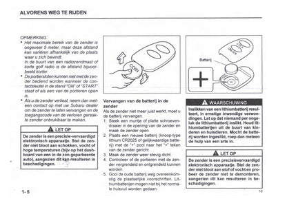 1996-2003 Subaru Justy Manuel du propriétaire | Néerlandais