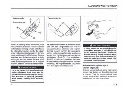 1996-2003 Subaru Justy Manuel du propriétaire | Néerlandais