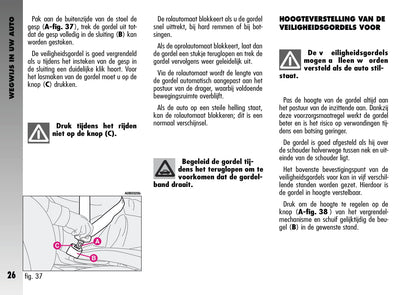 2003-2005 Alfa Romeo 156 Manuel du propriétaire | Néerlandais