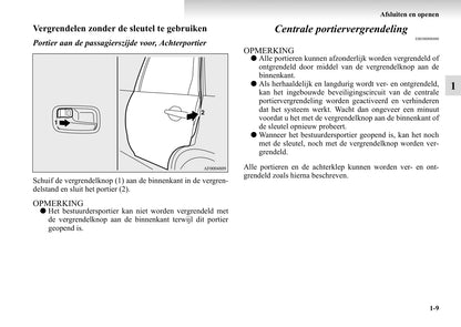 2004-2011 Mitsubishi Grandis Owner's Manual | Dutch