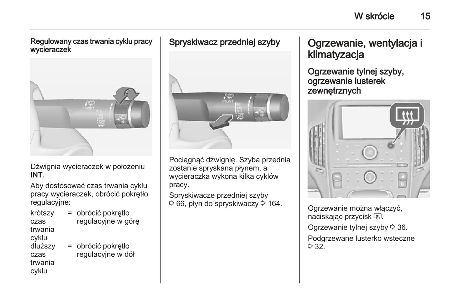 2012-2013 Opel Ampera Owner's Manual | Polish