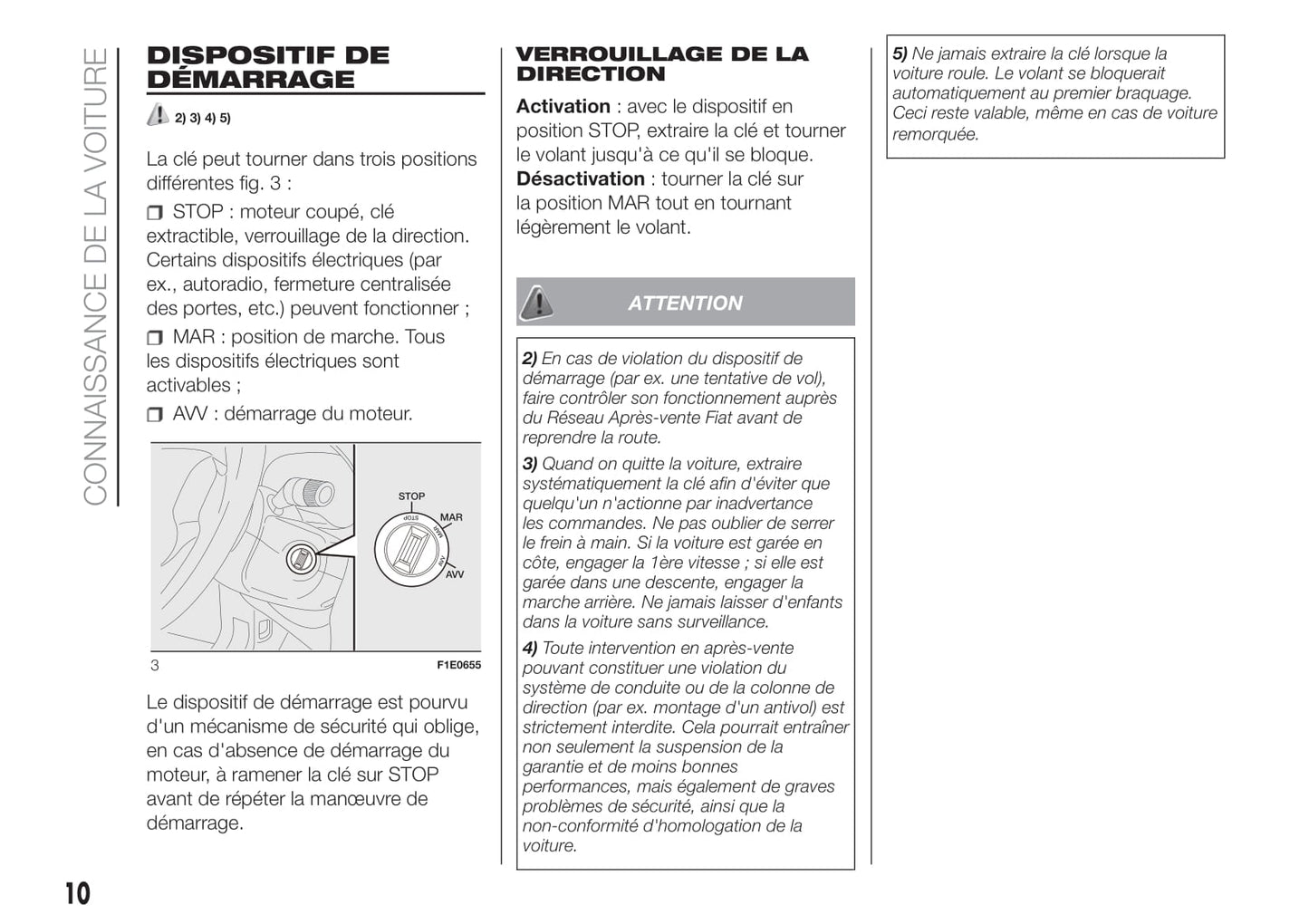 2018-2019 Fiat Punto Owner's Manual | French