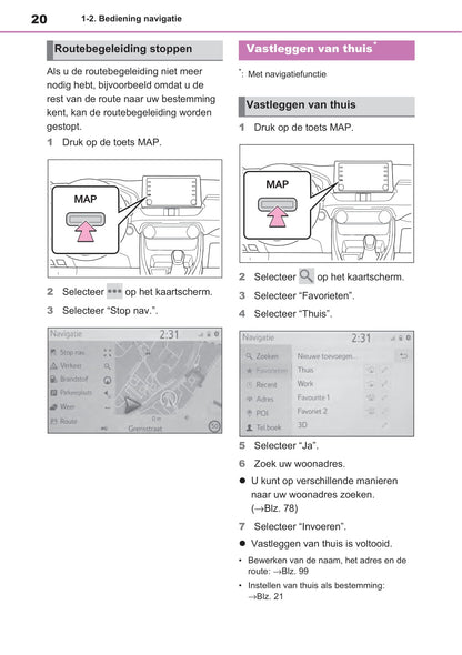 Toyota RAV4 Handleiding Navigatie- en Multimediasysteem 2019 - 2023