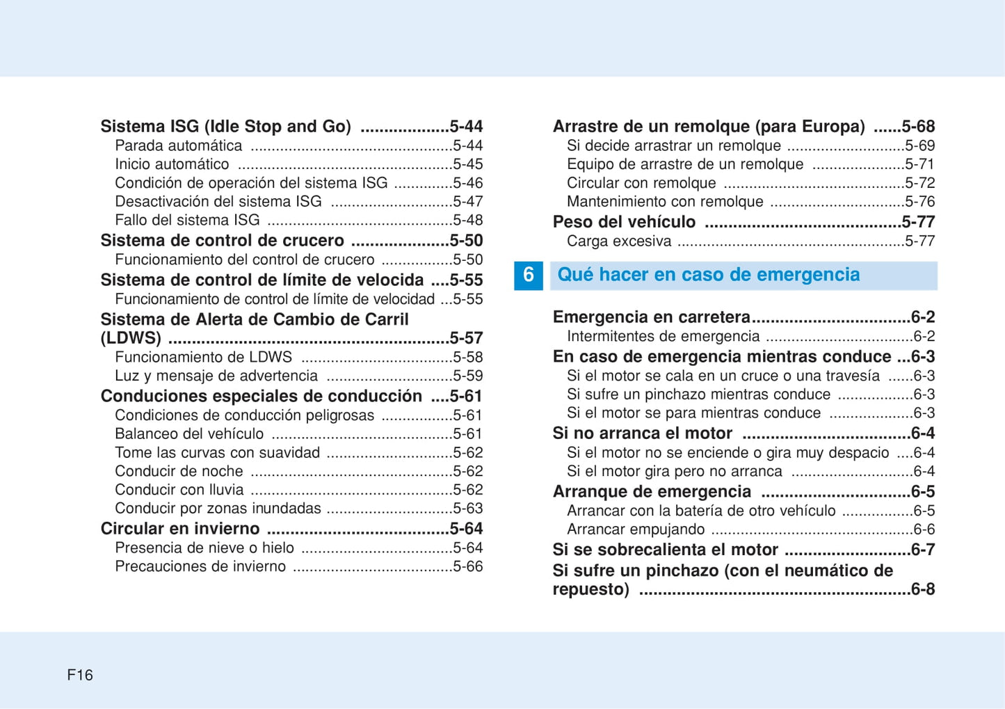 2015-2016 Hyundai i20 Owner's Manual | Spanish