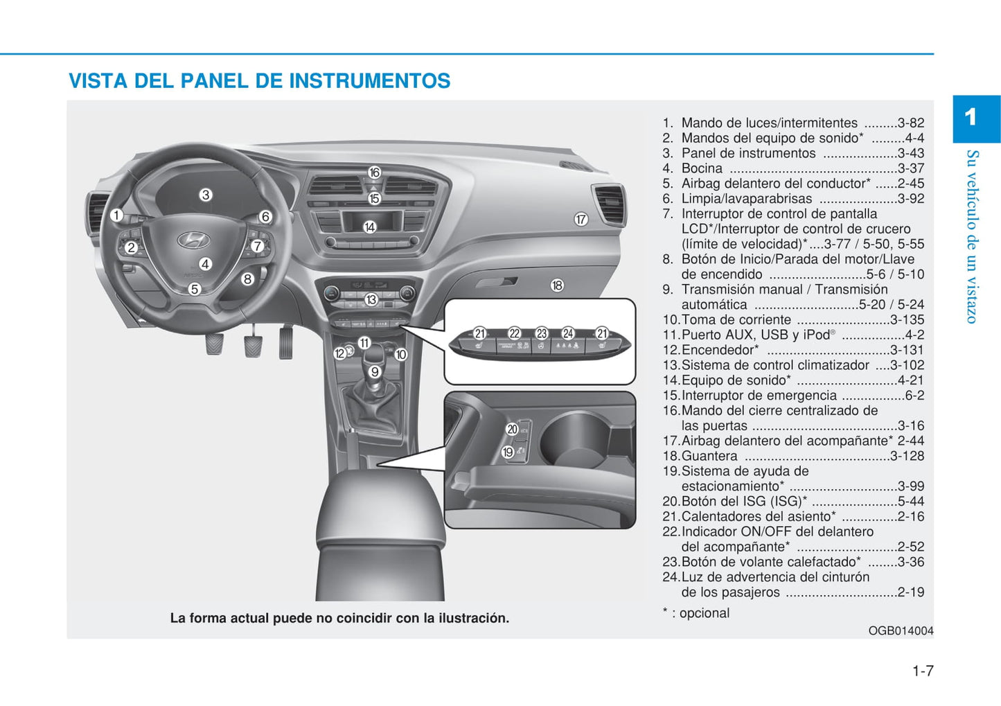 2015-2016 Hyundai i20 Owner's Manual | Spanish