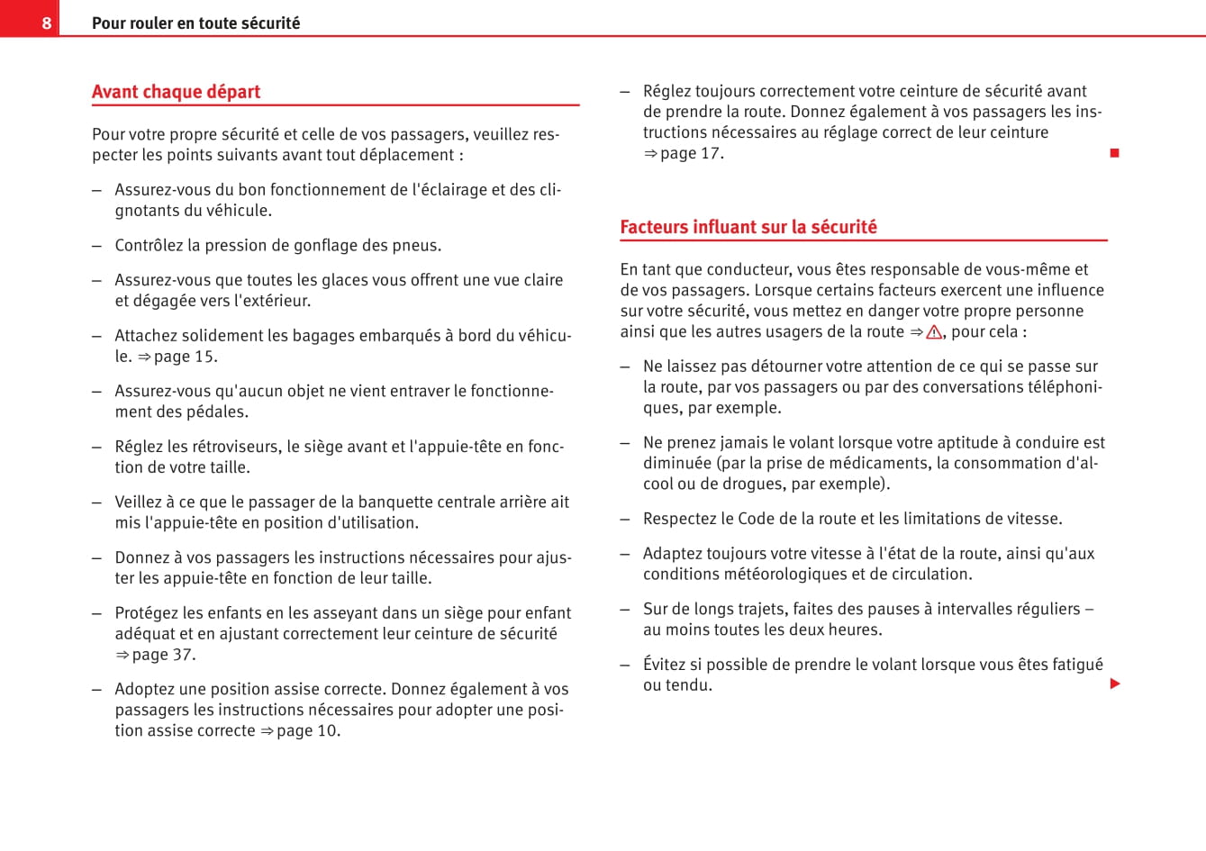 2012-2015 Seat Ibiza Manuel du propriétaire | Français