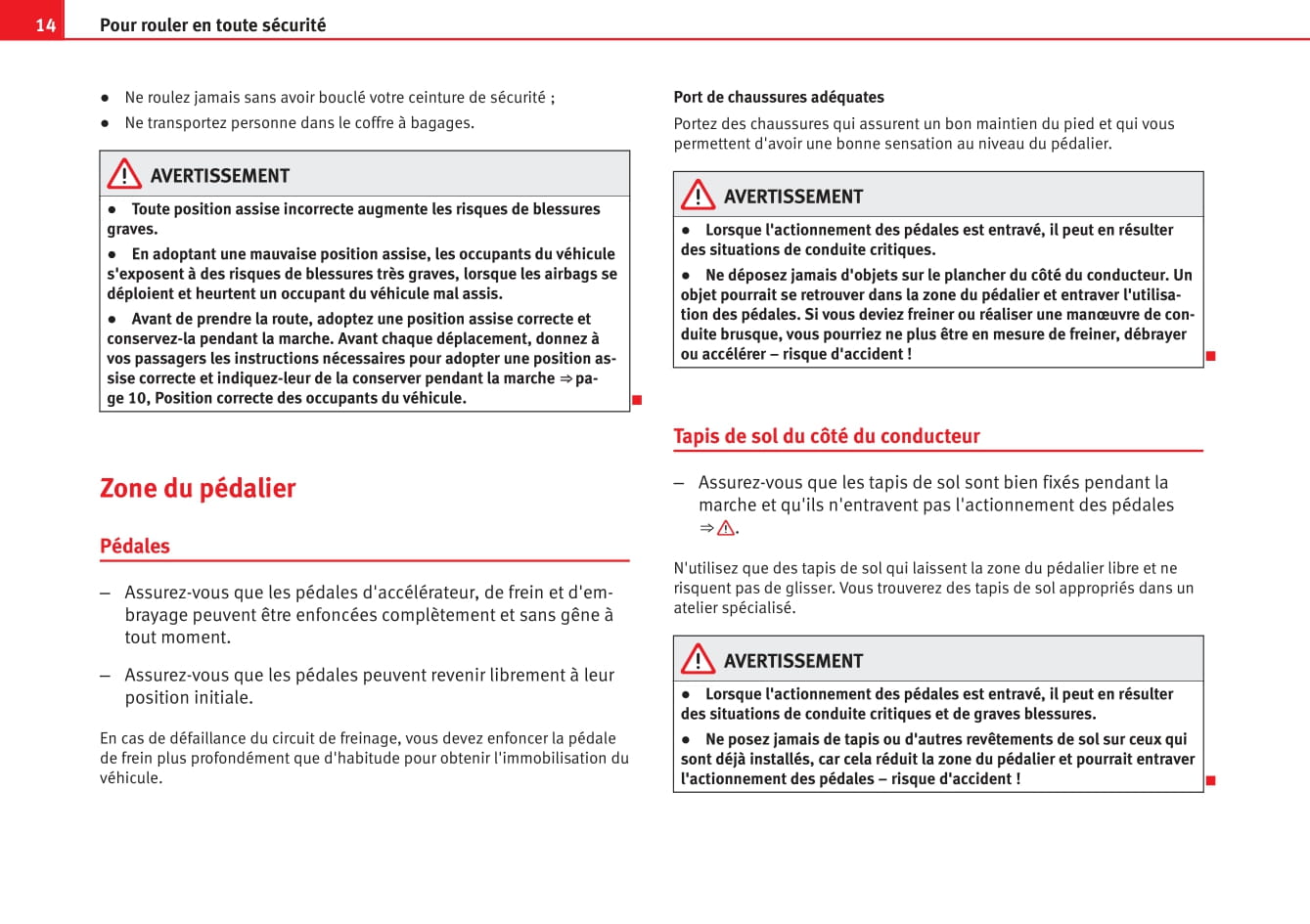 2012-2015 Seat Ibiza Manuel du propriétaire | Français