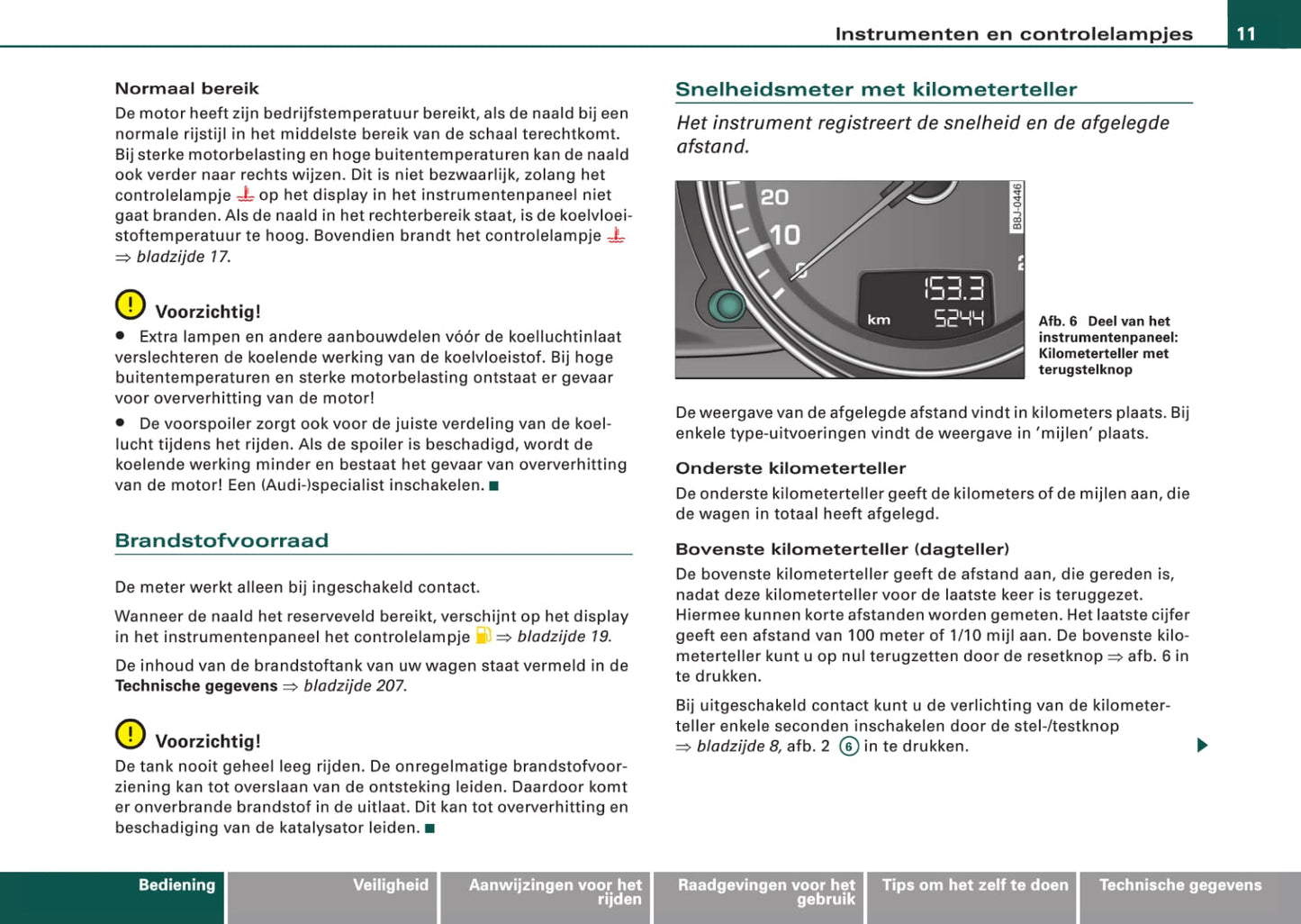 2006-2010 Audi TT Coupé/TTS Coupé/TT RS Coupé Owner's Manual | Dutch