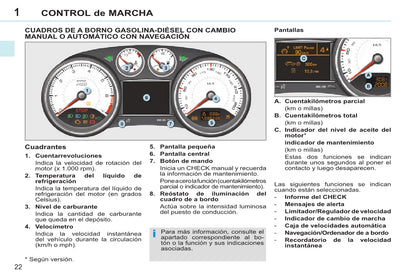 2013-2014 Peugeot 308 CC Manuel du propriétaire | Espagnol
