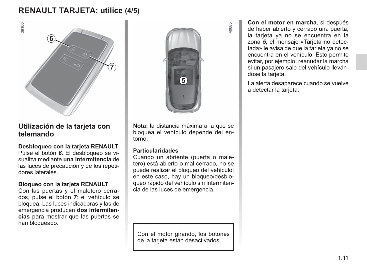 2018-2019 Renault Mégane Owner's Manual | Spanish