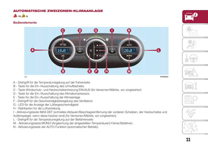 2017-2018 Fiat 500L Owner's Manual | German