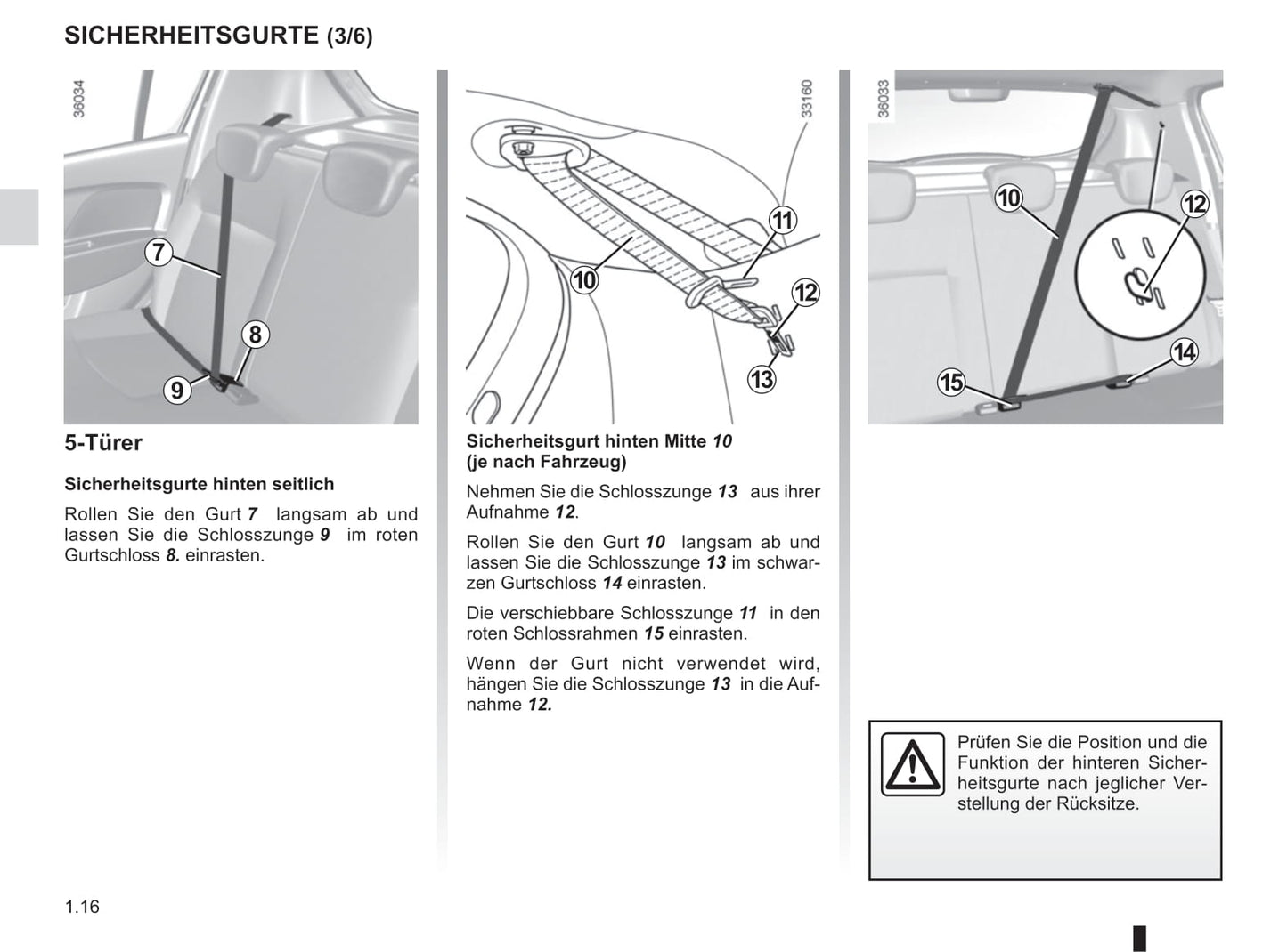 2013-2016 Dacia Logan/Logan MCV Owner's Manual | German