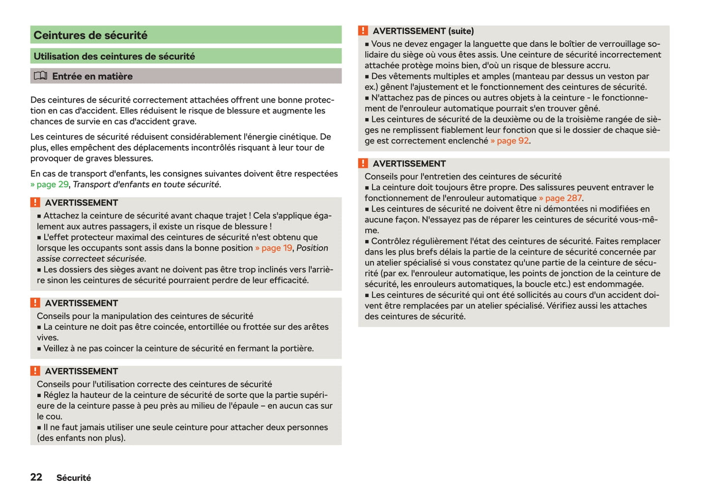2018-2019 Skoda Kodiaq Owner's Manual | French