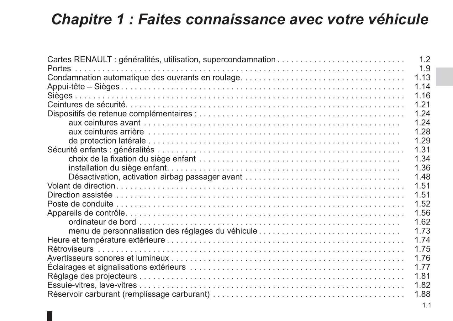 2015-2016 Renault Mégane Owner's Manual | French