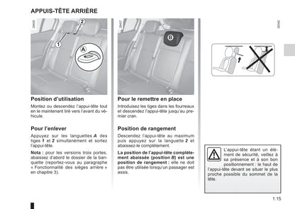 2015-2016 Renault Mégane Owner's Manual | French