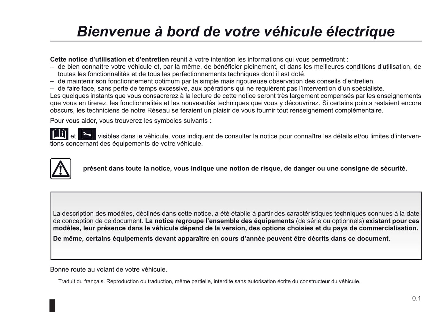 2016-2019 Renault Zoe Manuel du propriétaire | Français