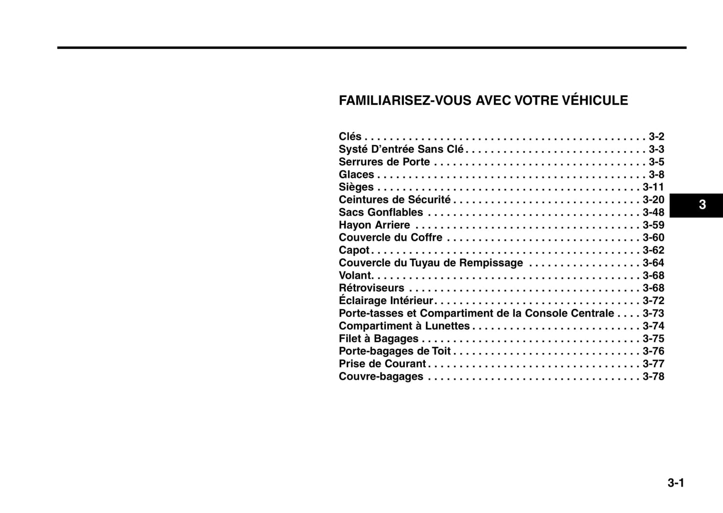 2000-2005 Kia Rio Manuel du propriétaire | Français