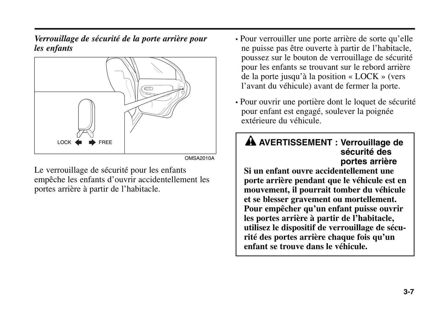 2000-2005 Kia Rio Manuel du propriétaire | Français