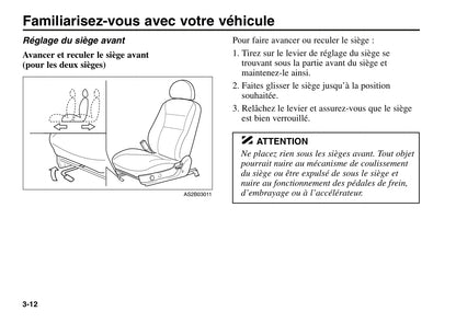 2000-2005 Kia Rio Manuel du propriétaire | Français