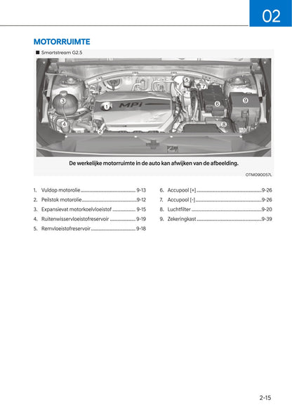 2020-2021 Hyundai Santa Fe Owner's Manual | Dutch