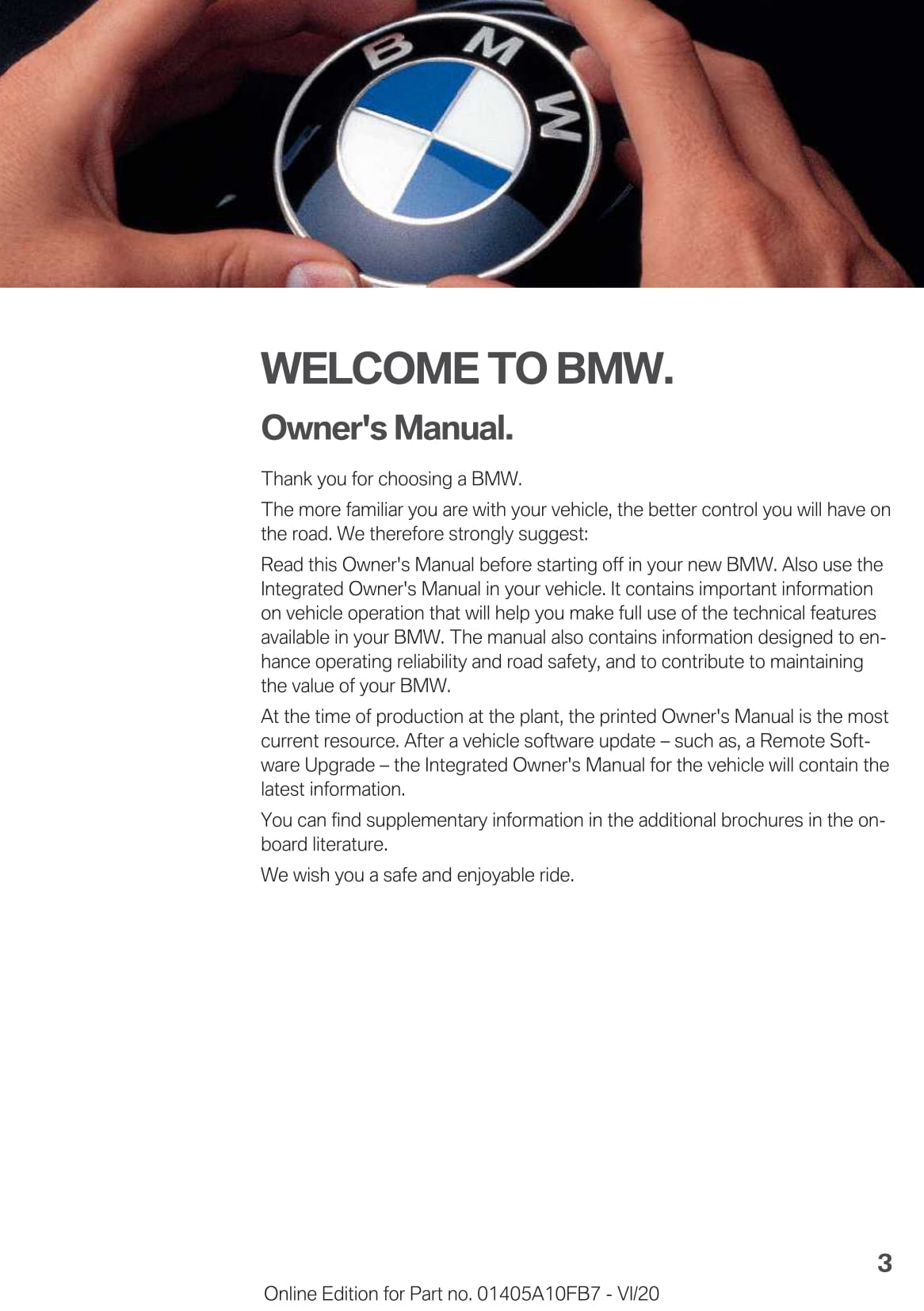2018-2021 BMW X5 Manuel du propriétaire | Anglais