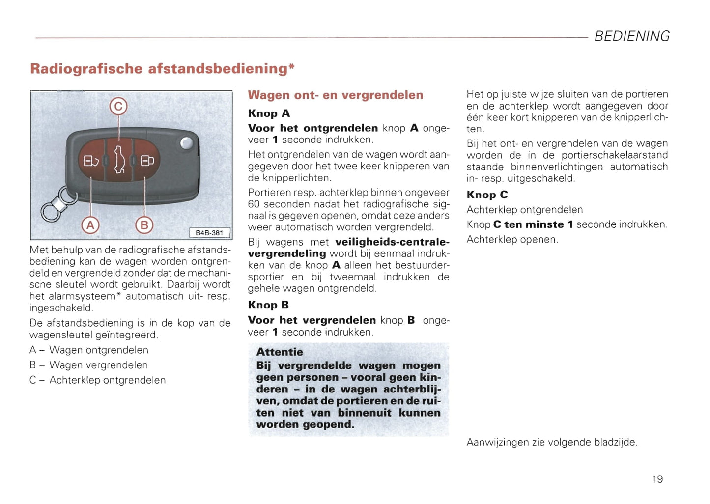 2000-2008 Audi A2 Manuel du propriétaire | Néerlandais