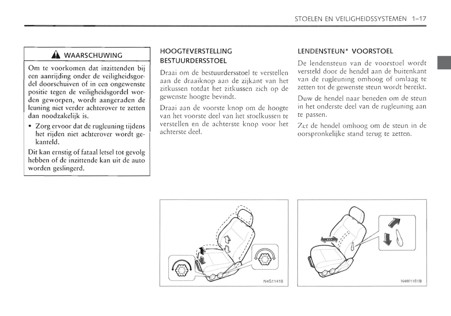 2004-2010 Chevrolet Nubira Owner's Manual | Dutch