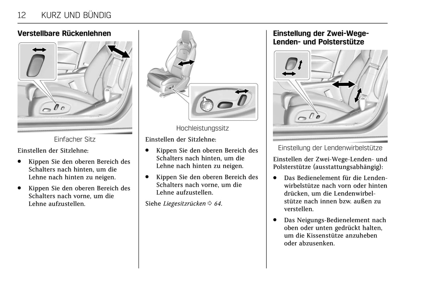 2013-2018 Cadillac CTS/CTS-V Owner's Manual | German