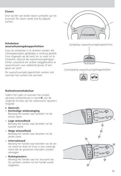 1993-1997 Ford Probe Manuel du propriétaire | Néerlandais