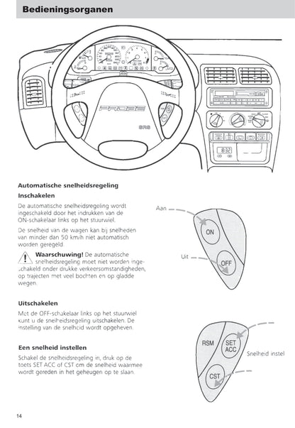 1993-1997 Ford Probe Manuel du propriétaire | Néerlandais