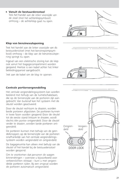 1993-1997 Ford Probe Manuel du propriétaire | Néerlandais