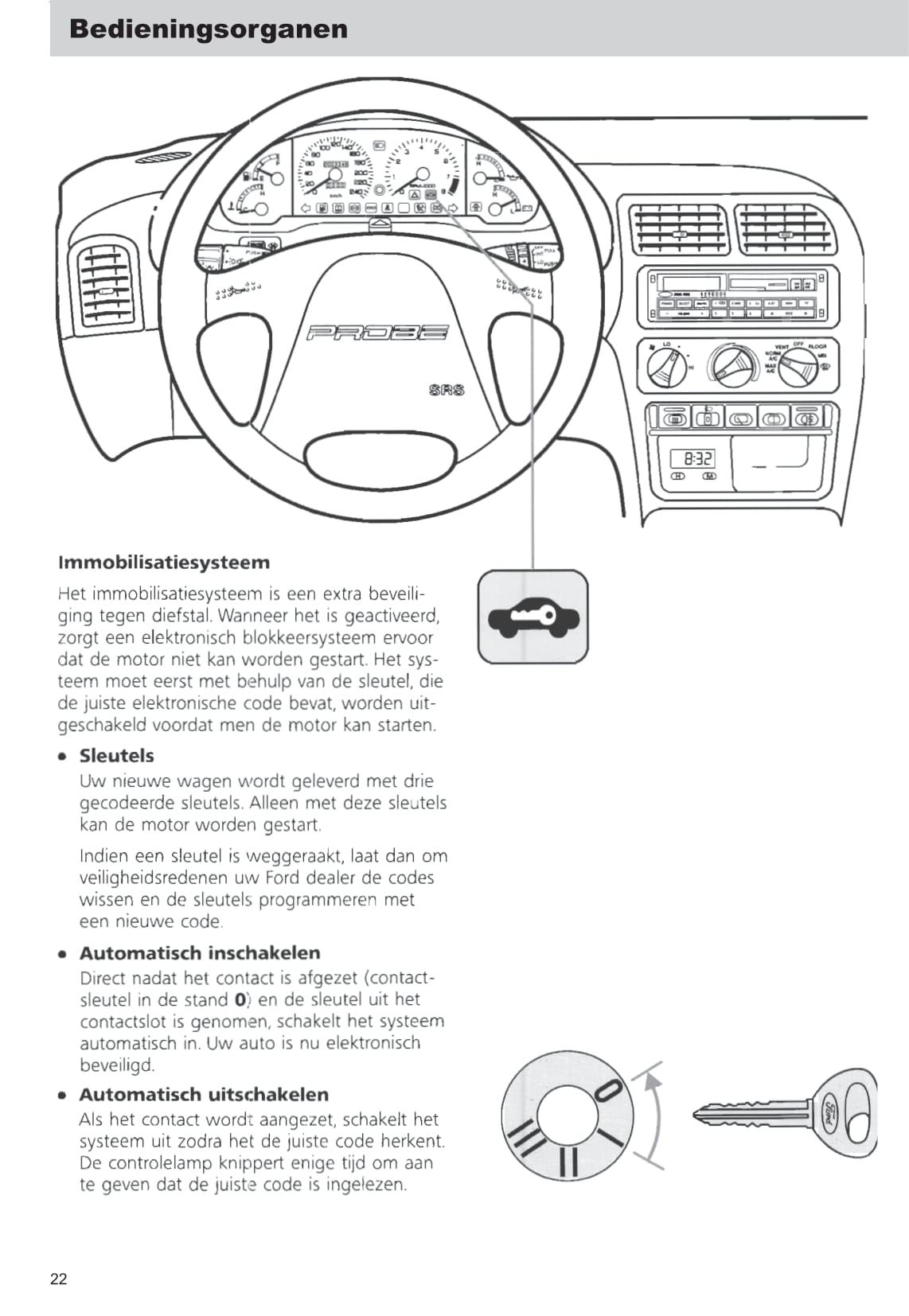 1993-1997 Ford Probe Manuel du propriétaire | Néerlandais