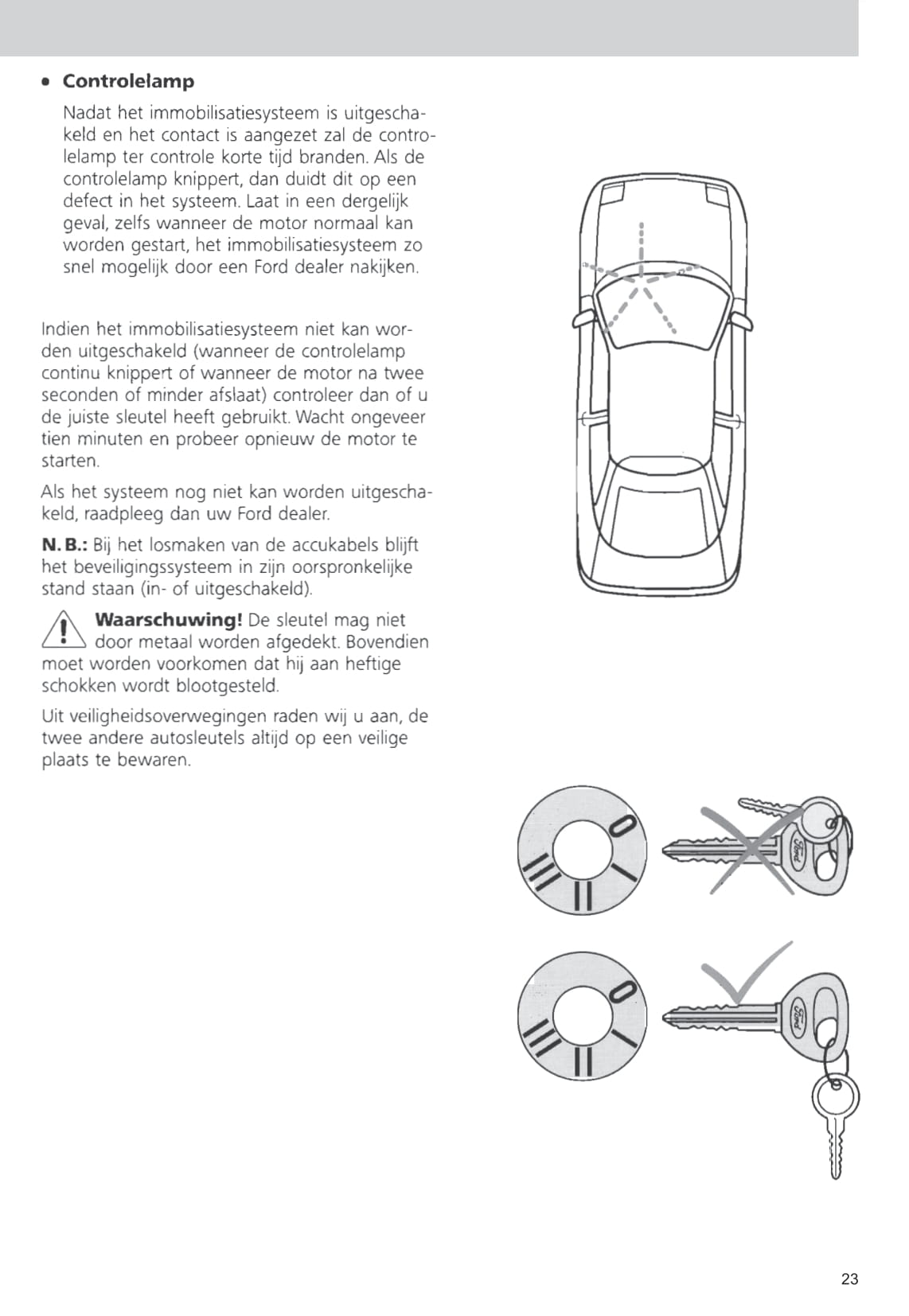 1993-1997 Ford Probe Manuel du propriétaire | Néerlandais