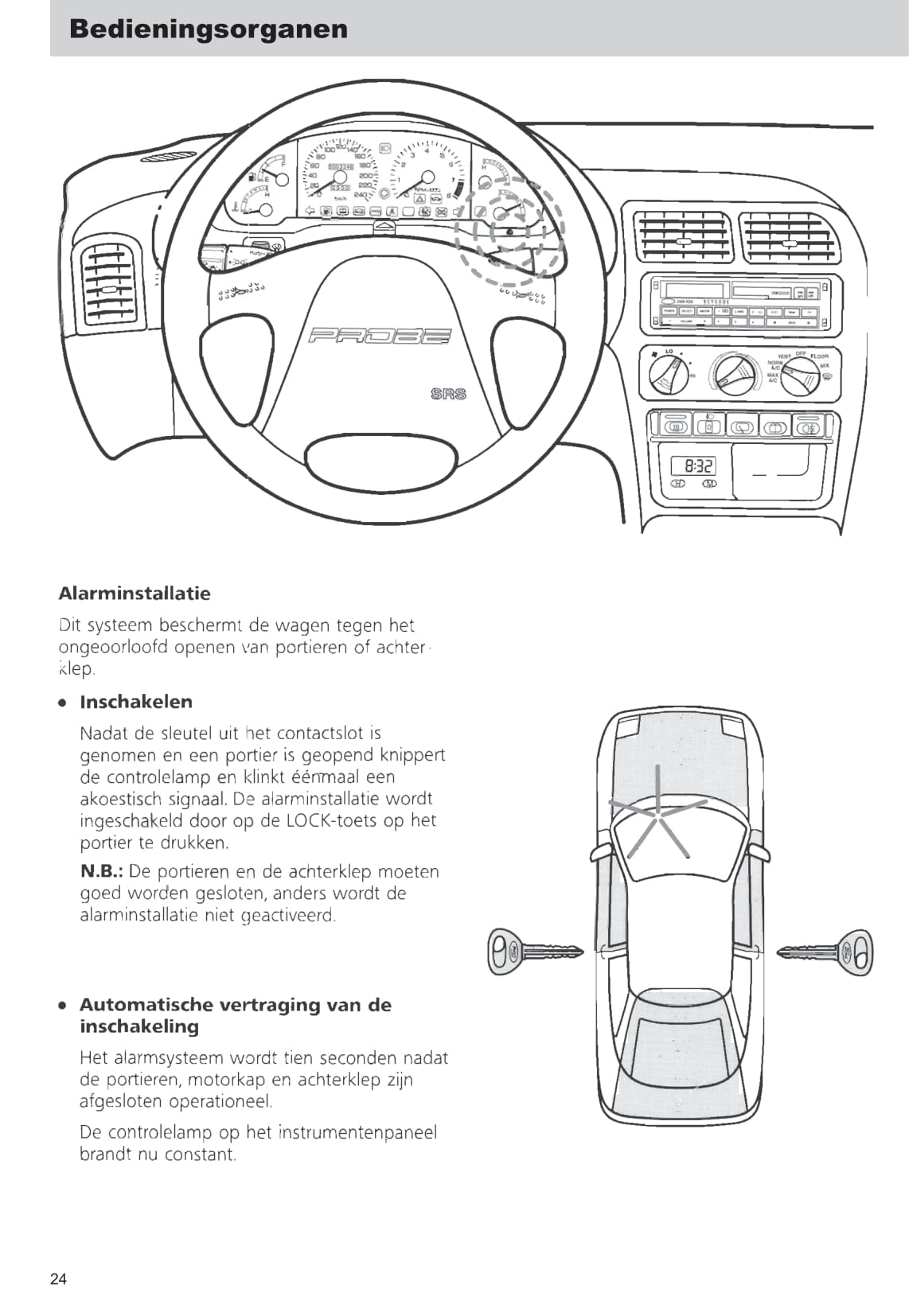 1993-1997 Ford Probe Manuel du propriétaire | Néerlandais