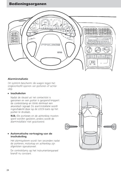 1993-1997 Ford Probe Manuel du propriétaire | Néerlandais