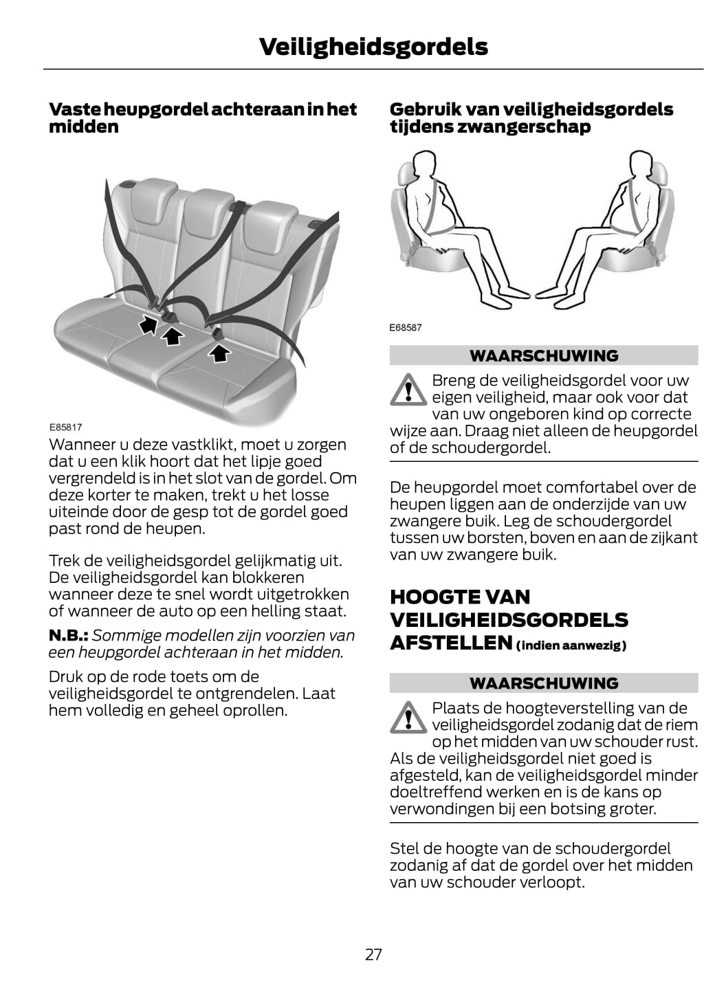 2014-2015 Ford EcoSport Manuel du propriétaire | Néerlandais