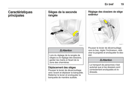 2010-2011 Opel Zafira Owner's Manual | French