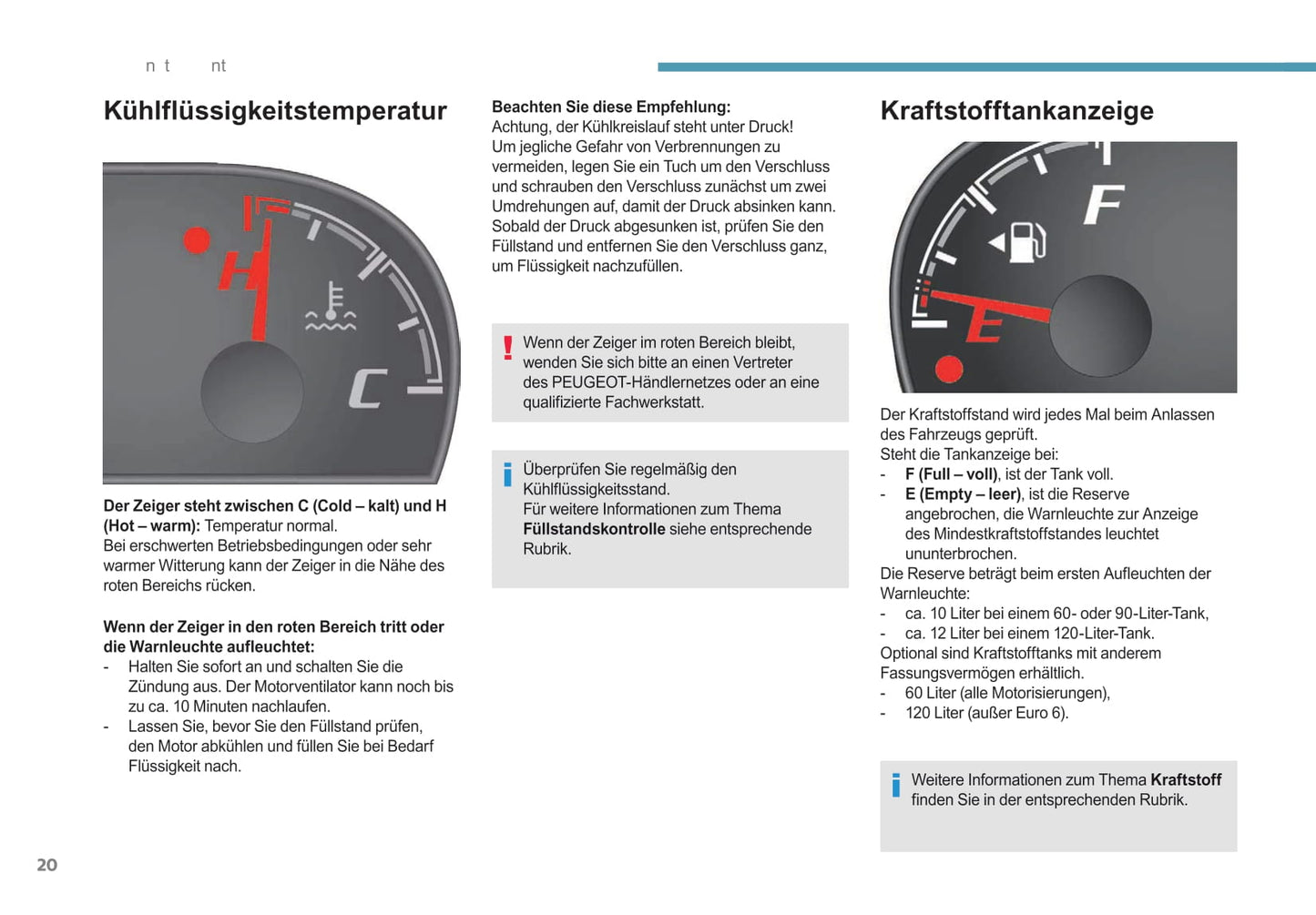 2017-2019 Peugeot Boxer Owner's Manual | German