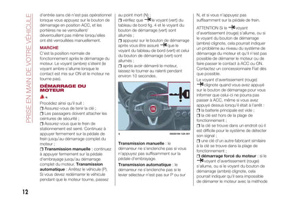 2018-2019 Fiat 124 Spider Owner's Manual | French