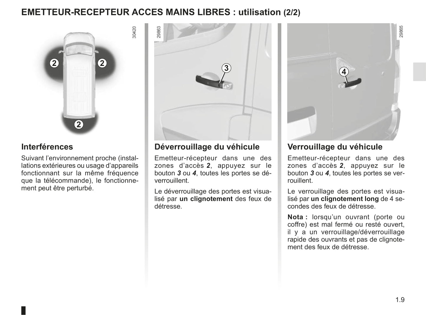 2018-2019 Renault Master Owner's Manual | French